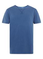 Topman Mens Ltd Blue Washed Blue T-shirt