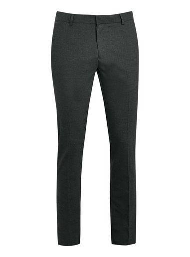 Topman Mens Grey Charcoal Ultra Skinny Fit Dress Pants