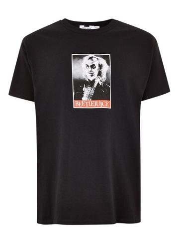 Topman Mens Black 'beetlejuice' T-shirt