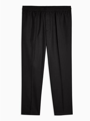 Topman Mens Black Slim Joggers