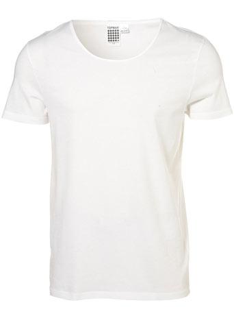 White Scoop Neck T-shirt