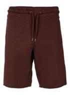 Topman Mens Chocolate Brown Raw Jersey Shorts