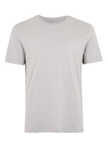 Topman Mens Mid Grey Silver Gray T-shirt