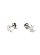 Topman Mens Silver Star Earrings*