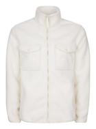 Topman Mens White Textured Borg Jacket
