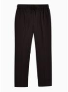 Topman Mens Navy Pinstripe Cropped Joggers