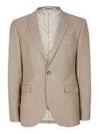 Topman Mens Mid Grey Light Taupe Skinny Fit Suit Jacket