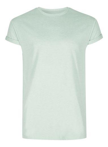 Topman Mens Mint Green Muscle Fit T-shirt