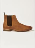 Topman Mens Brown Tan Leather Luther Chelsea Boots