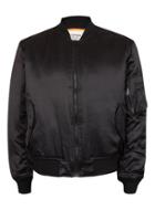 Topman Mens Topman Finds Black Embroidered Patch Satin Ma1 Bomber Jacket