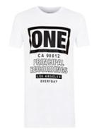 Topman Mens Black One Recording Print Longline T-shirt