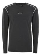 Topman Mens Nicce Sports Black 'kappe' Long Sleeve Top
