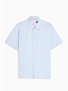 Topman Mens Premium Light Blue Slim Shirt