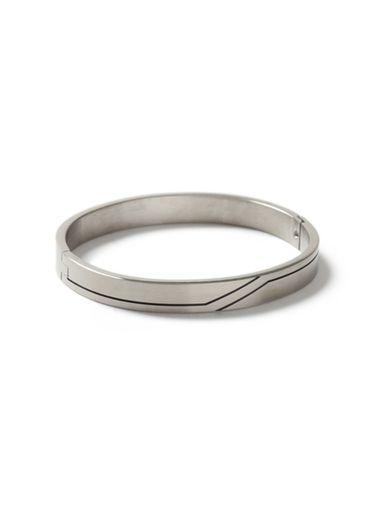 Topman Mens Silver Look Bangle Bracelet*
