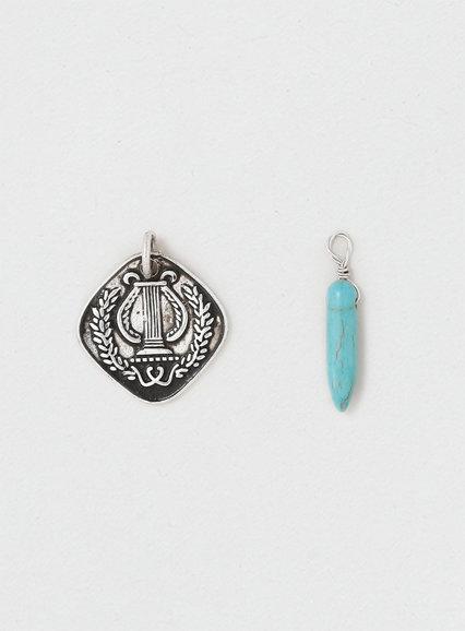 Topman Mens Blue Create Cluster Necklace Charm*