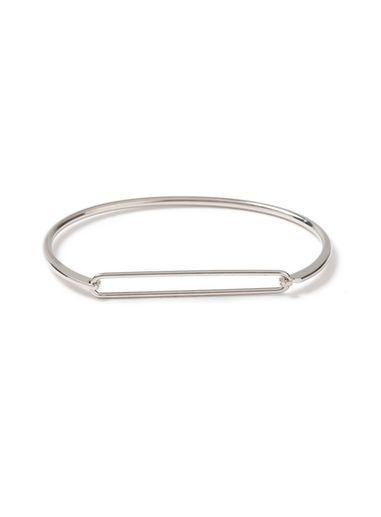 Topman Mens Silver Cut Out Bracelet*