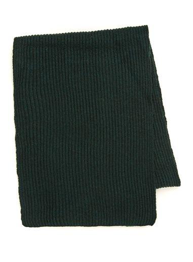Topman Mens Topman Premium Dark Green Lambswool Scarf
