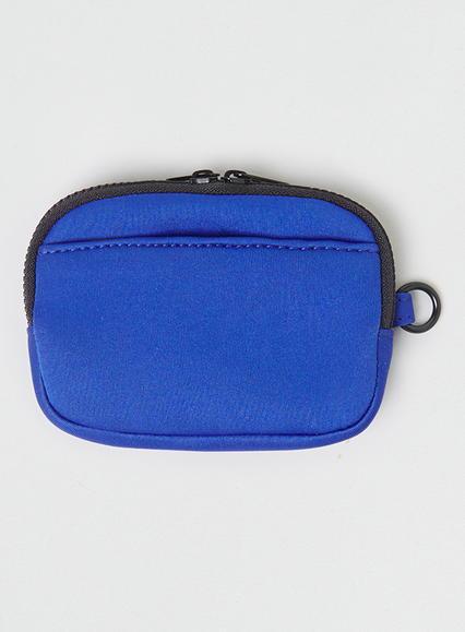 Topman Mens Royal Blue Neoprene Wallet