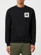 Topman Mens Black Nord Quest 72 Print Sweatshirt