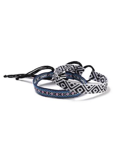 Topman Mens Multi Festival Blue And Pink Bracelet Pack*