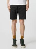 Topman Mens Navy Raw Edge Chino Shorts