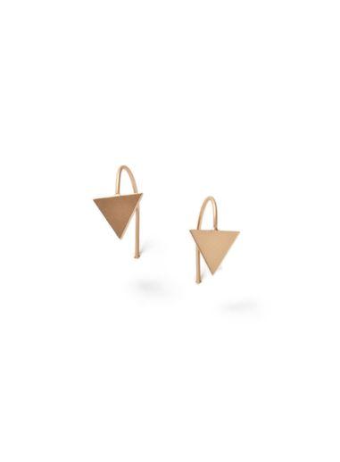 Topman Mens Gold Look Arrow Earrings*