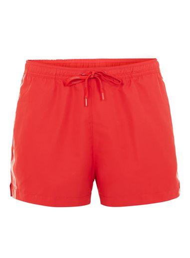 Topman Mens Calvin Klein Red Swim Shorts