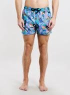 Topman Mens Multi Parrot Print Swim Shorts