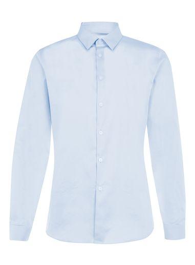 Topman Mens Premium Light Blue Egyptian Cotton Dress Shirt