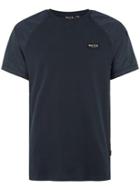 Topman Mens Nicce Navy Tech Sleeve T-shirt