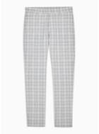 Topman Mens Grey Blue And Yellow Skinny Fit Check Suit Trousers