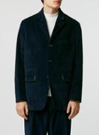 Topman Mens Blue Curtis Kulig Navy Cord Blazer