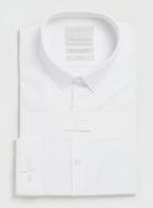 Topman Mens Premium Folded White Long Sleeve Smart Shirt