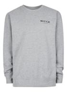 Topman Mens Nicce Grey Mini Logo Sweatshirt