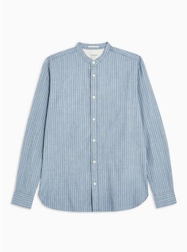 Selected Homme Mens Selected Homme Blue Stripe Shirt