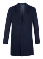Topman Mens Blue Lux Navy Jersey Duster Coat