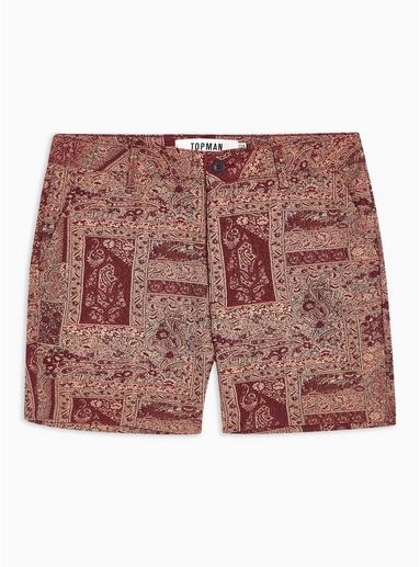 Topman Mens Multi Tapestry Woven Shorts