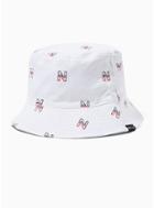 Nicce Mens Multi Nicce Red, White And Navy Reversible Bucket Hat