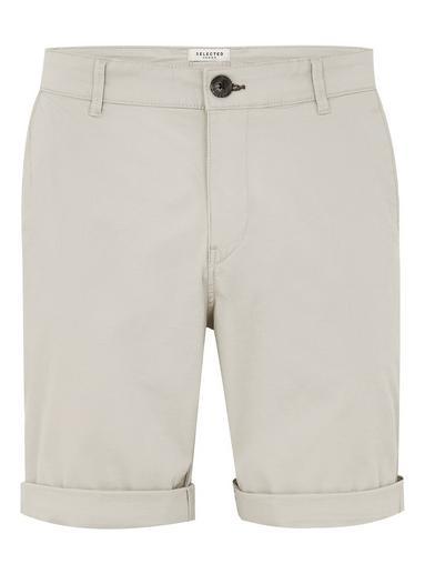 Topman Mens Brown Selected Homme Beige Chino Shorts