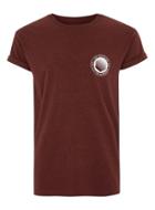 Topman Mens Red Brooklyn Print Muscle Fit T-shirt
