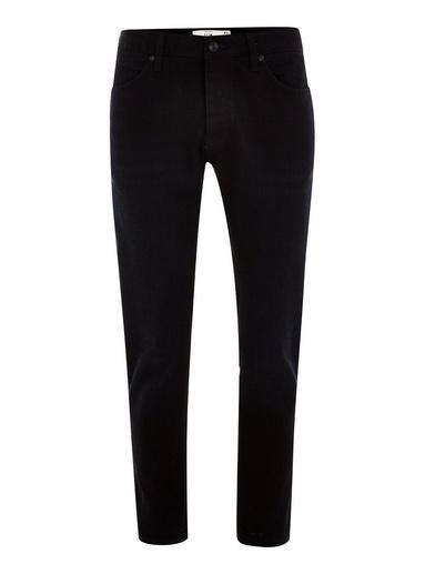 Topman Mens Navy Coated Slim Jeans