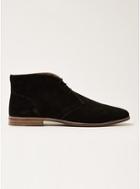 Topman Mens Black Suede Atlas Chukka Boots