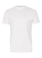 Topman Mens Selected Homme White Turtle Neck T-shirt
