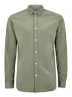 Topman Mens Selected Homme Green Long Sleeve Shirt