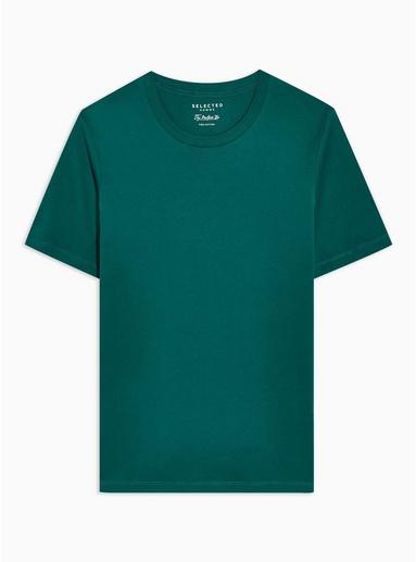 Selected Homme Mens Selected Homme Green Classic T-shirt