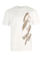 Topman Mens Topman Premium White Splat Print T-shirt
