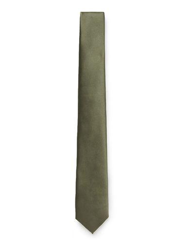 Topman Mens Green Khaki Tie