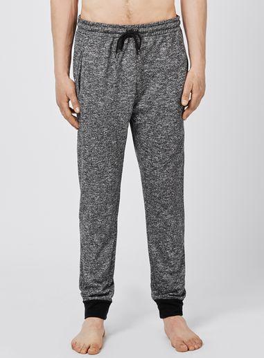 Topman Mens Black Loungewear Joggers