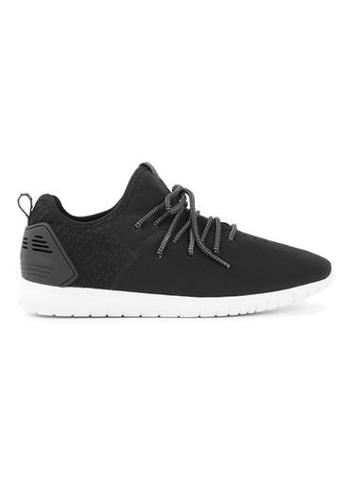 Topman Mens Cortica Infinity Black Sneakers