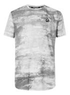 Topman Mens Criminal Damage Grey Static Print Longline T-shirt*